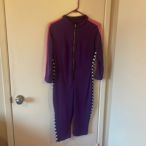 Costume checkered jumpsuit